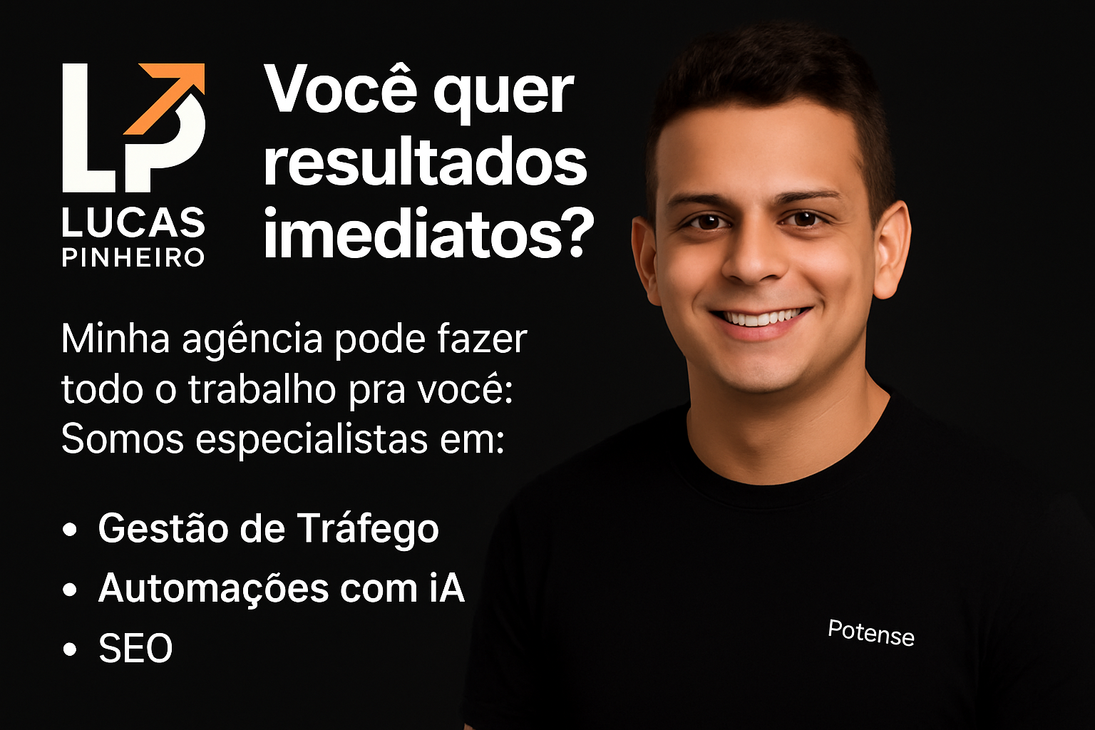 Lucas Pinheiro - Especialista em Gestão de Tráfego, Automações com IA e SEO