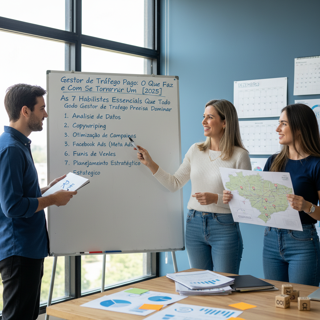 Competências técnicas e estratégicas fundamentais para gestores de tráfego pago profissionais