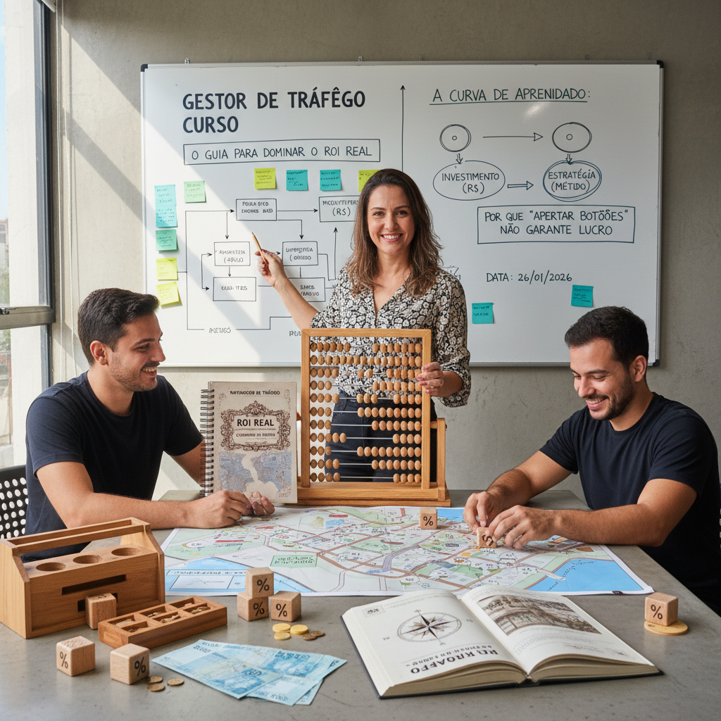Curva de aprendizado no tráfego pago e análise de dados