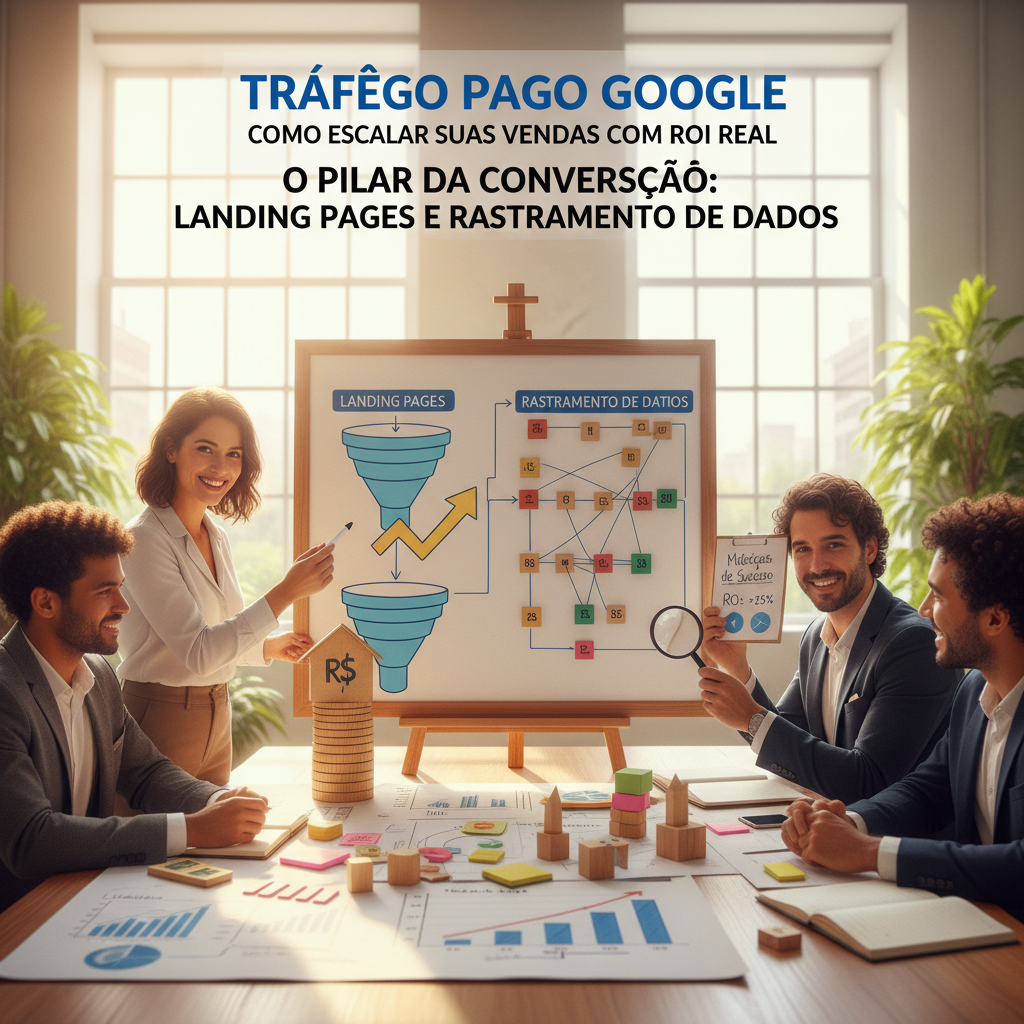 Landing pages otimizadas para trafego pago google e rastreamento de dados