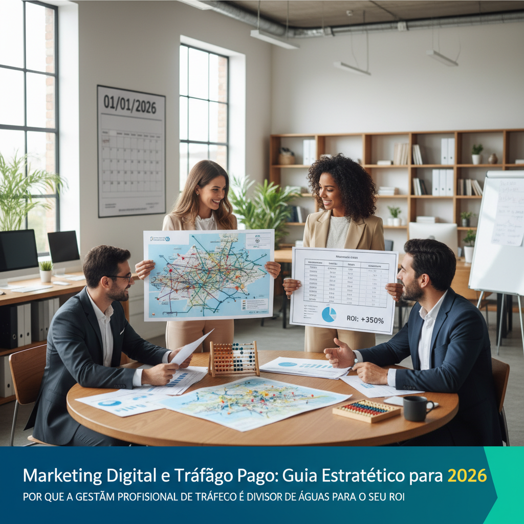 Gestão profissional de tráfego e retorno sobre investimento ROI