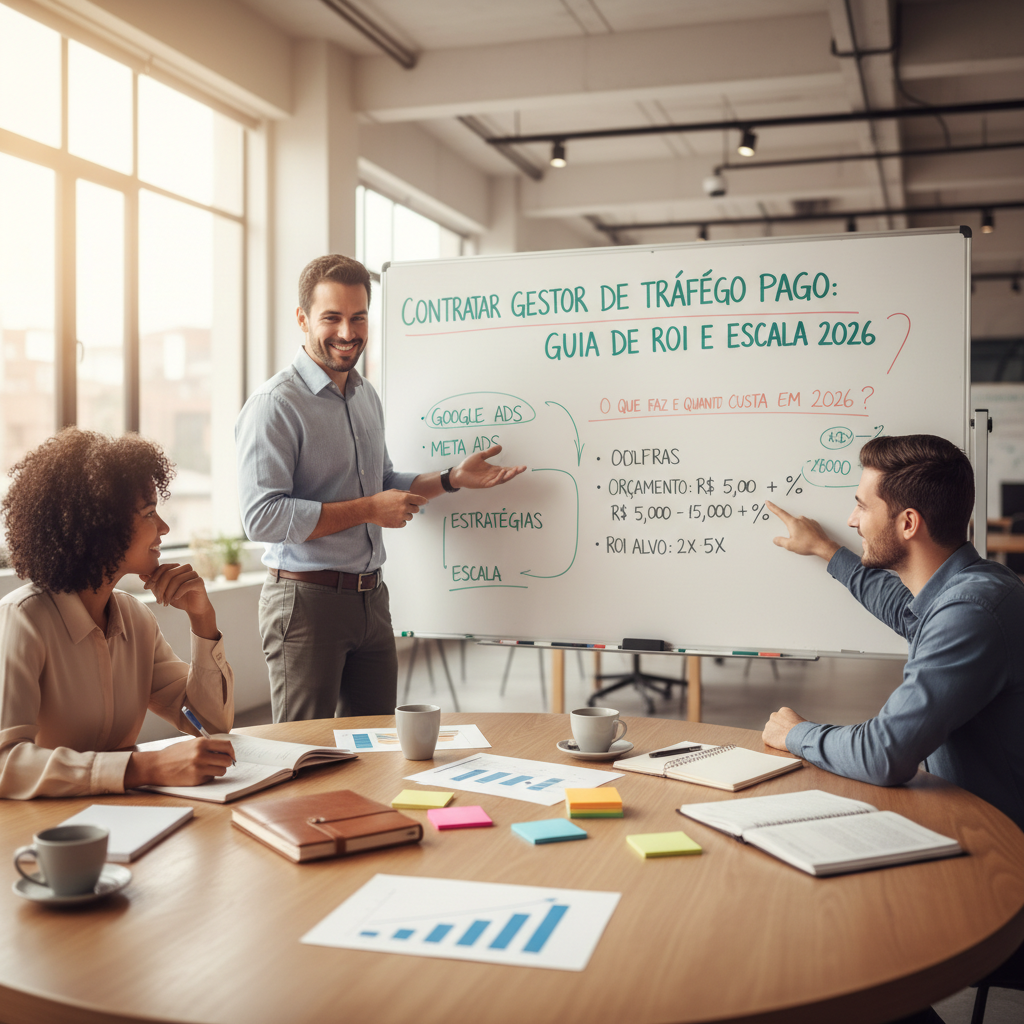 O que faz e quanto custa contratar um gestor de tráfego pago em 2026