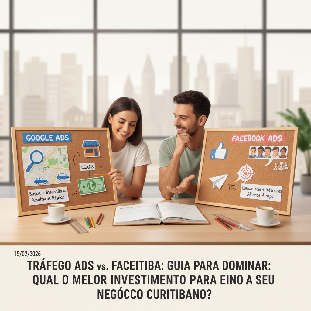 Comparativo entre Google Ads e Facebook Ads para empresas em Curitiba