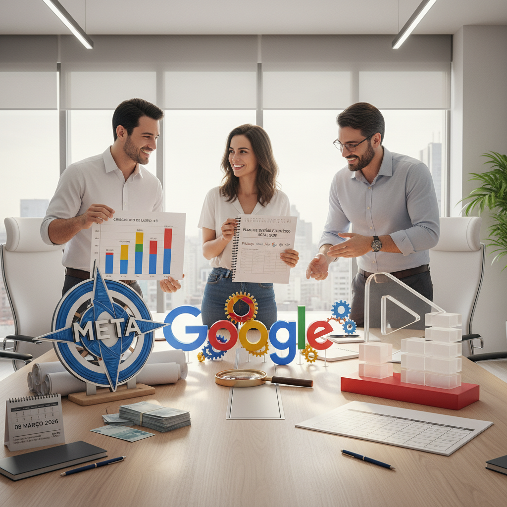Pilares da gestão de tráfego pago: Meta, Google e YouTube