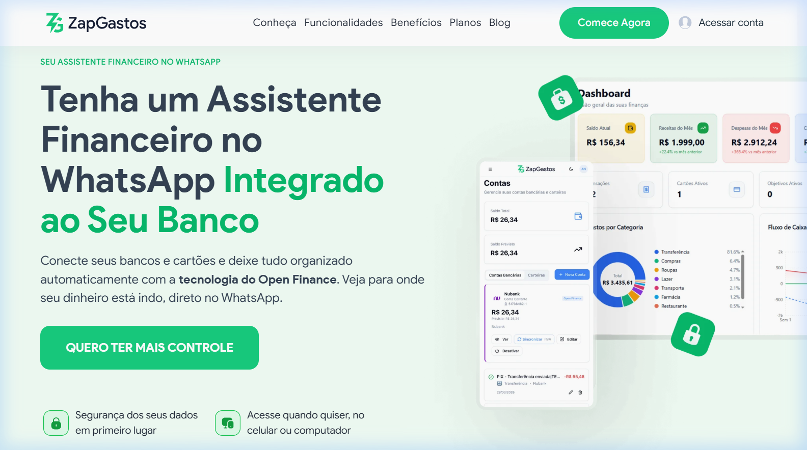 ZapGastos - Assistente Financeiro